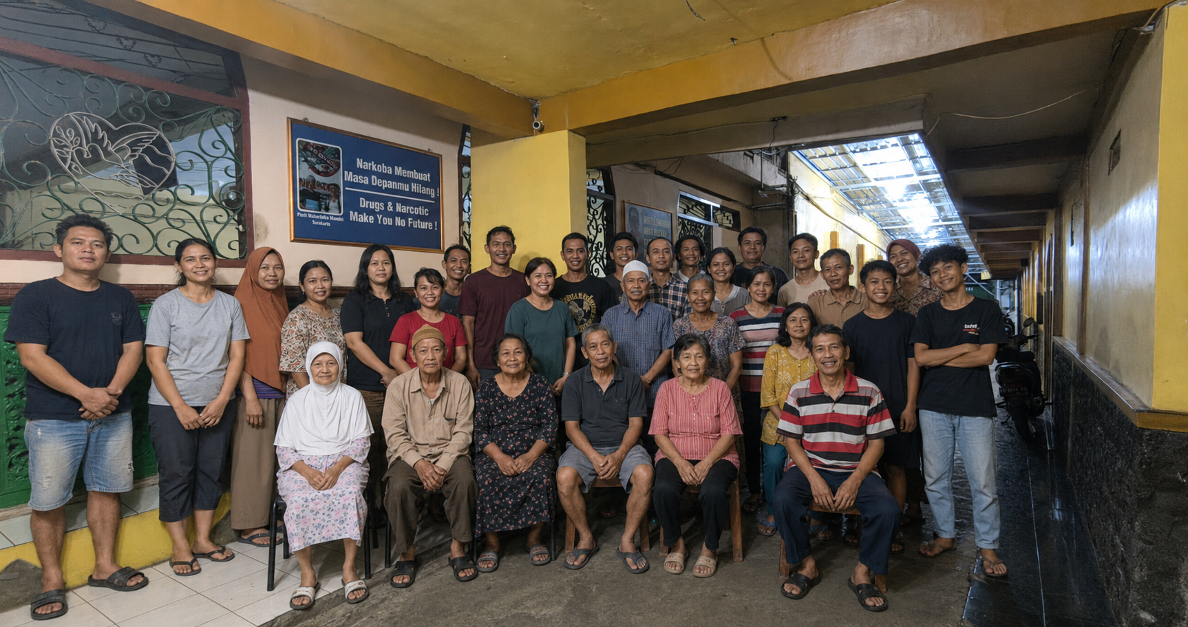 Kebersamaan keluarga Panti Rehabilitasi Betesda