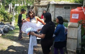 Kegiatan belajar membatik di Panti Rehabilitasi Betesda