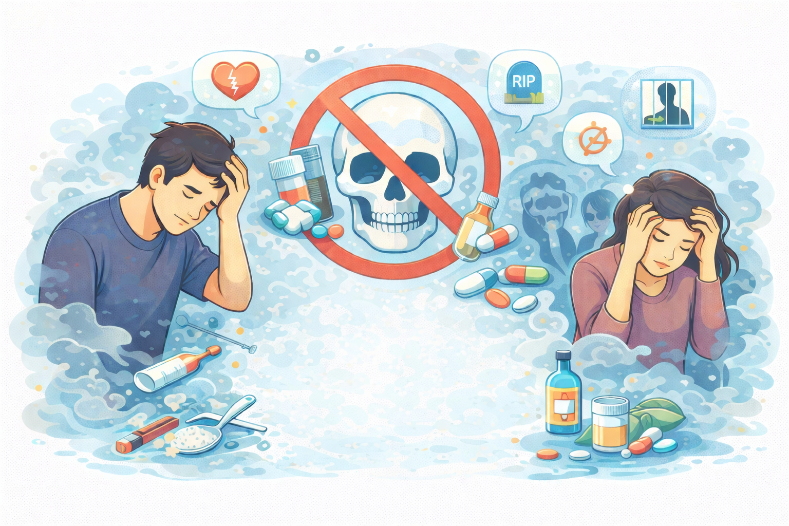 Gambar unggulan artikel: Mengenal Bahaya Narkoba: Mengapa Kecanduan Harus S